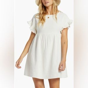 Billabong So Breezy Cotton Babydoll Minidress🎁